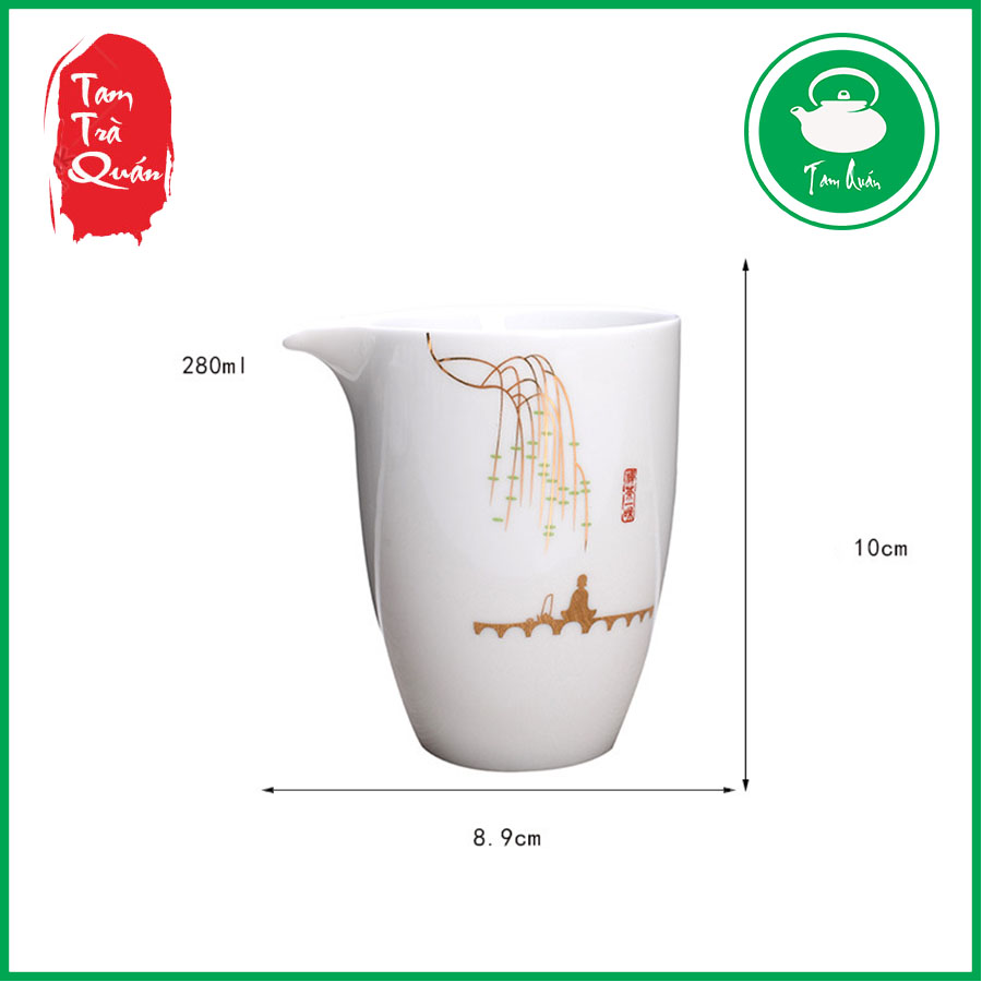 Tống chuyên trà sứ cao cấp 280ml