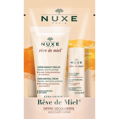 Set kem dưỡng tay và son dưỡng Nuxe  🇫🇷