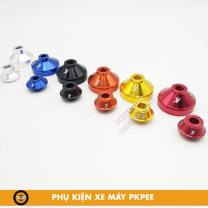 Chụp Cóc Contermet Canh Bánh Trước CNC Wave, Future, Sirius, Exciter 135