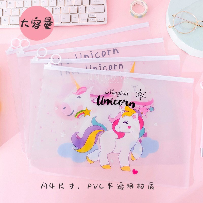 COMBO 2 TÚI ZIP ĐỰNG VIẾT UNICON