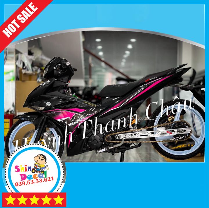 Tem rời exciter 150 - mẫu mx king hồng 2023