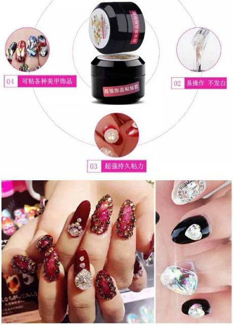 Gel đính đá gắn móng tay MOON NAIL