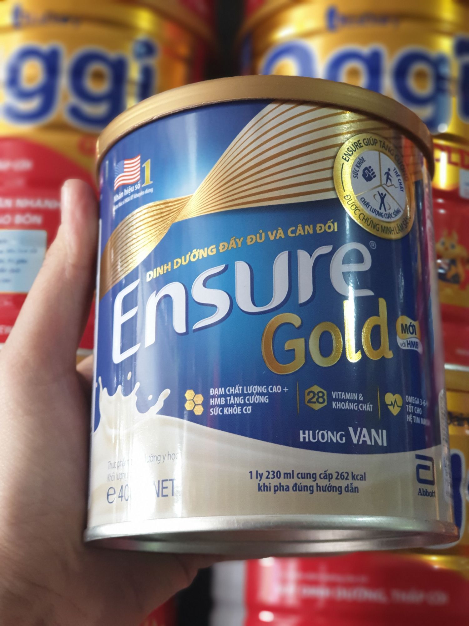 Sữa bột Ensure Vani(HMB) 400g