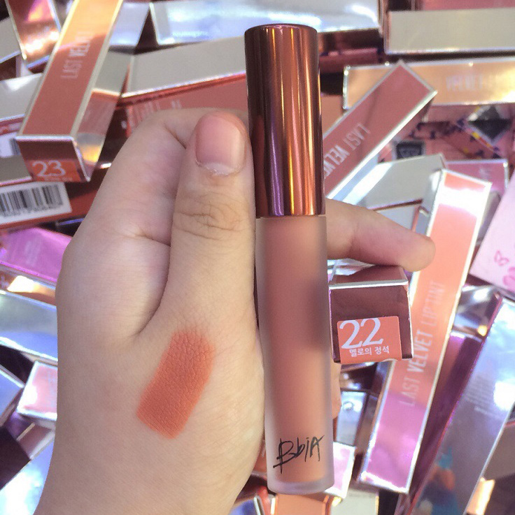 Son kem Bbia Last Velvet Lip Tint Version 5 Hàn Quốc No.22 Mellow Note