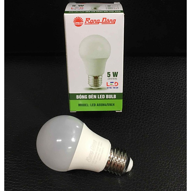 Bóng led tròn 5w Rạng Đông [Ảnh thật] [Có bảo hành] [Có sẵn] [Chính hãng]