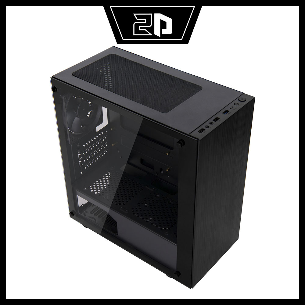 Vỏ máy tính (Case) MIK Nexus M - Black (Hỗ trợ Main ITX, mATX)