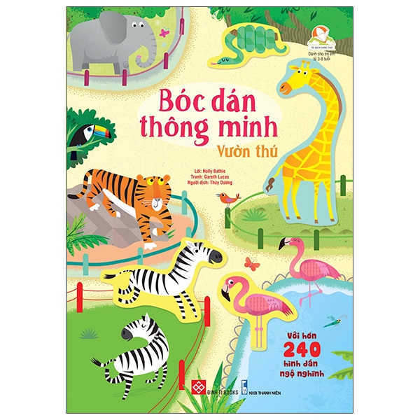 Fahasa - bóc dán thông minh - vườn thú