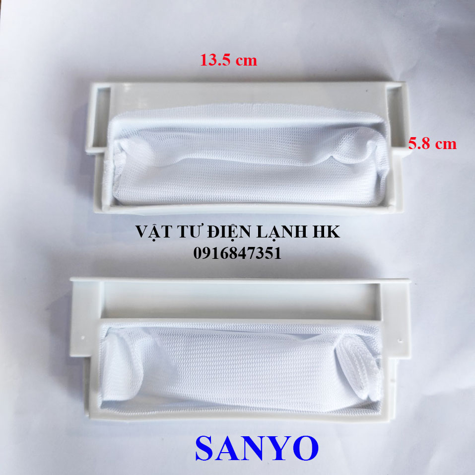 (Các mẫu) Túi lưới lọc máy giặt SANYO AQUA (chọn đúng mẫu khi đặt hàng)