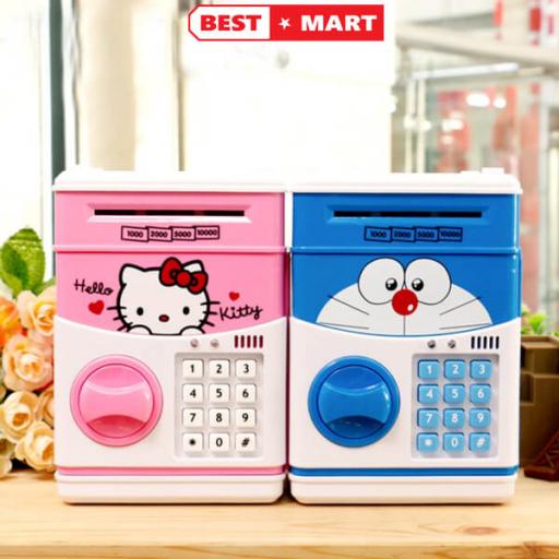 Két sắt mini thông minh cho bé tiết kiệm tiền nhiều màu sắc, két sắt có khoá số, két sắt mã số điện tử, đồ chơi cho bé, két đựng tiền