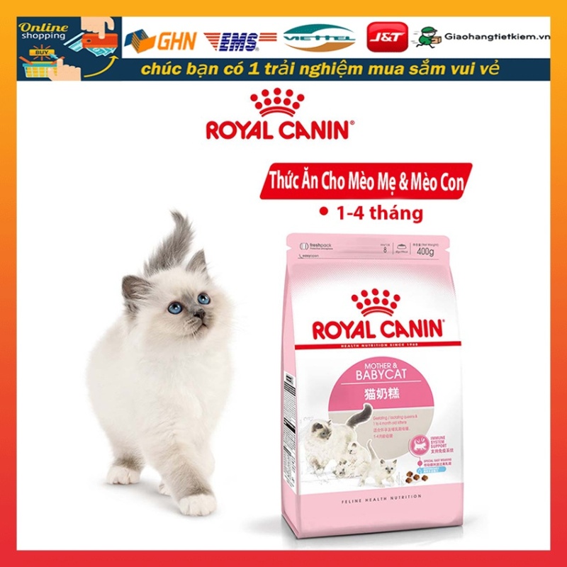 【khuyến mãi sốc】400g Royal Canin BABY CAT thức ăn cho mèo thật 100%