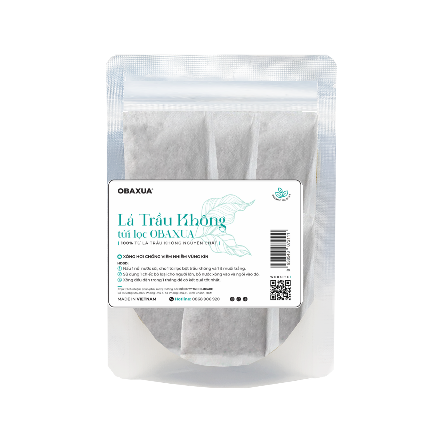BỘT LÁ TRẦU KHÔNG (DẠNG TÚI LỌC) - OBAXUA