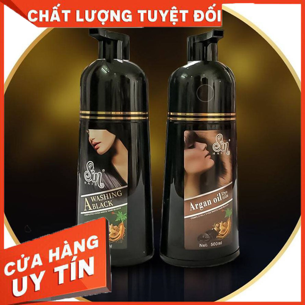 Dầu Gội Nhuộm Nâu Tóc SIN HAIR