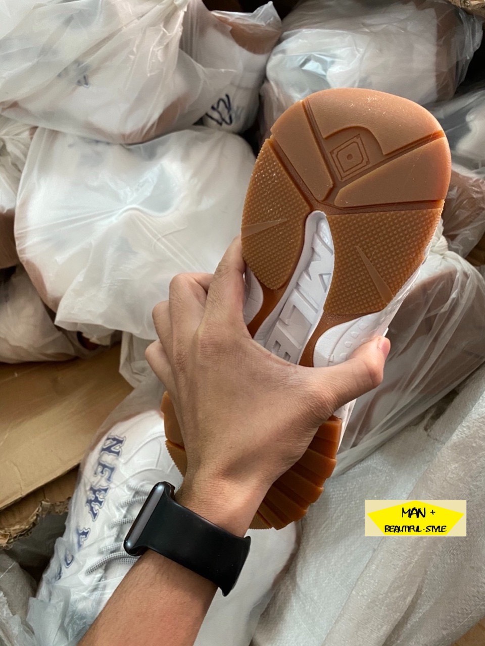 ( SALE CỰC SỐC) Giày thể thao MLB BIG BALL CHUNKY P đế nâu