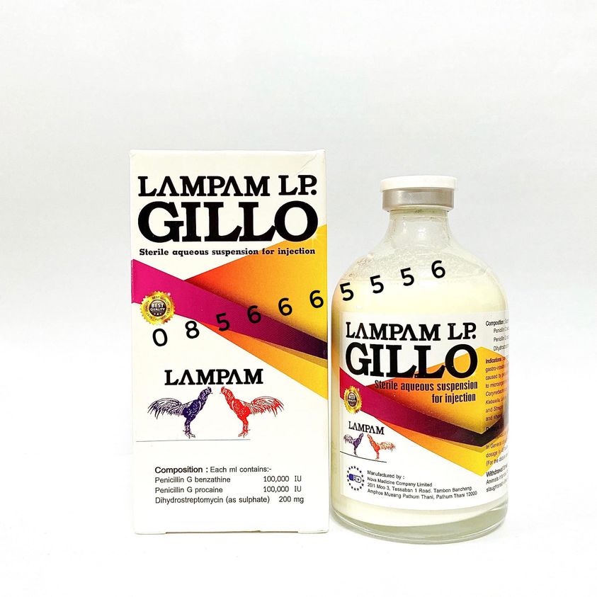 GILLO chai 100ml - Thuôc sữa chữa bênh cho gà đá