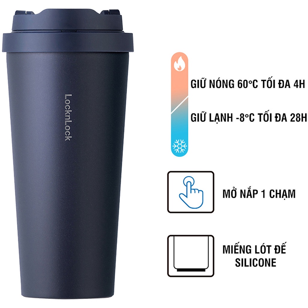 Ly giữ nhiệt lock&lock energetic one-touch tumbler lhc3249 - 550ml - bình giữ nhiệt lock&lock
