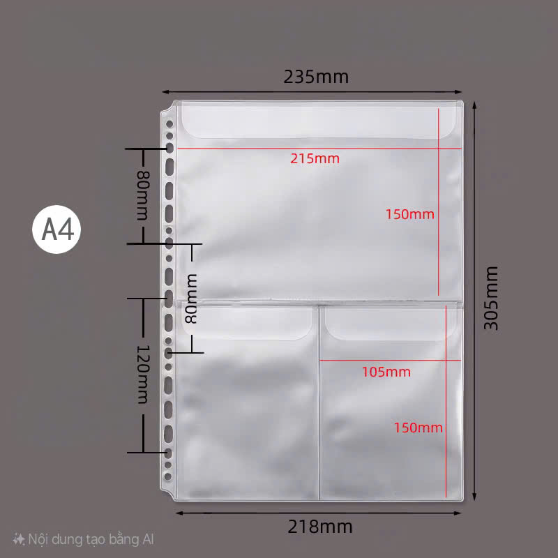 TÚI ĐỰNG CHO PLANNER A5/A6