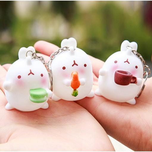 Móc Khóa Thỏ Molang Dễ Thương - laza88