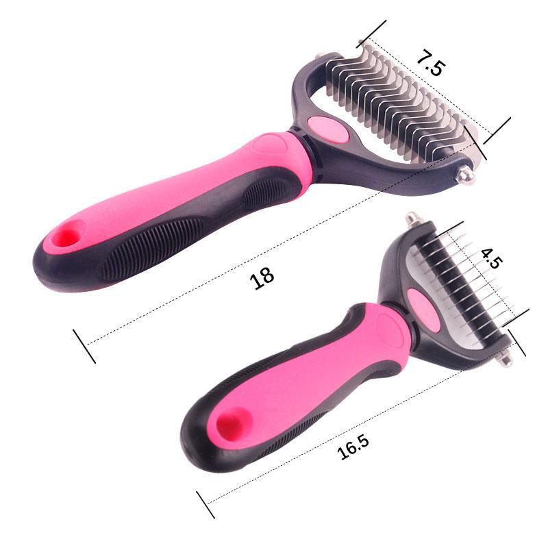 Lược thép không gỉ chải lông chó mèo xịn - Lược 016