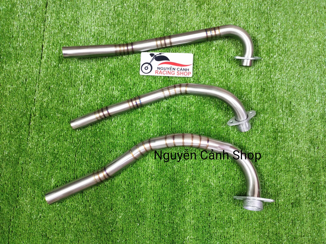 Cổ pô Inox 304 mối hàng titan-Wave A 2017-Exciter-Winner-Wave Dream-Sirius-Vario