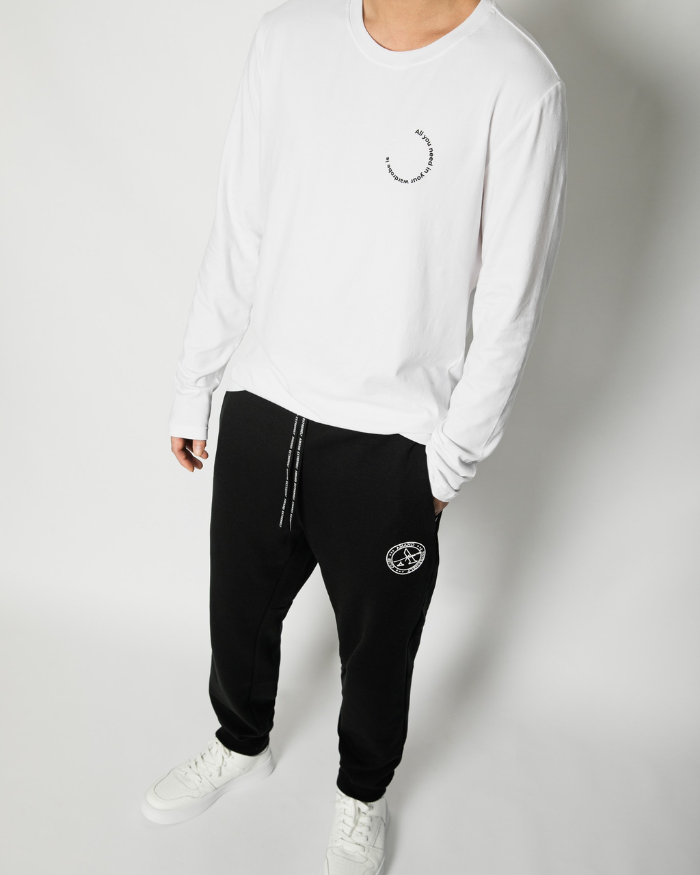 Quần Amand Signature Logo Jogger - Black/ grey