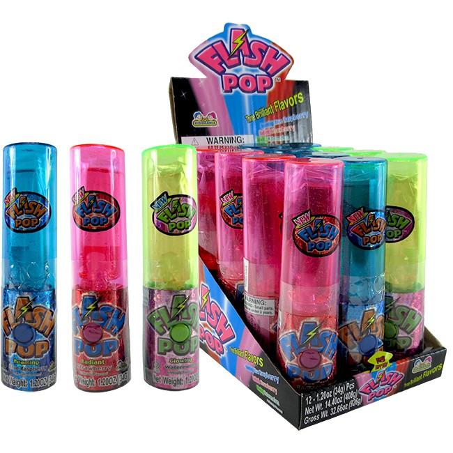 Kẹo Son Flash Pop ( có đèn phát sáng ) loại to 34g - Mỹ