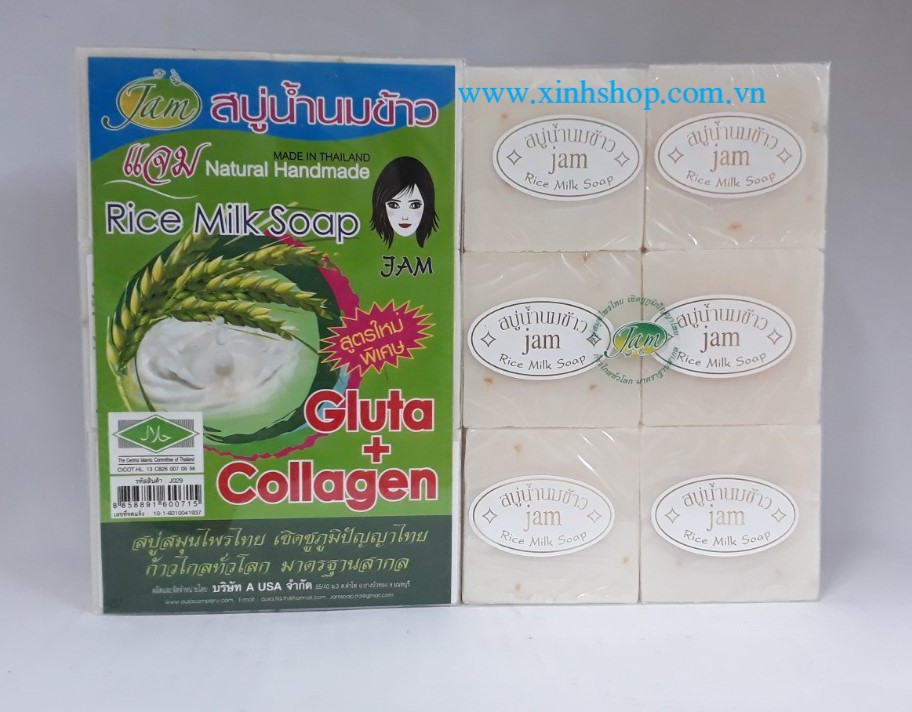 Combo 12 bánh  Xà phòng cám gạo Thái Lan