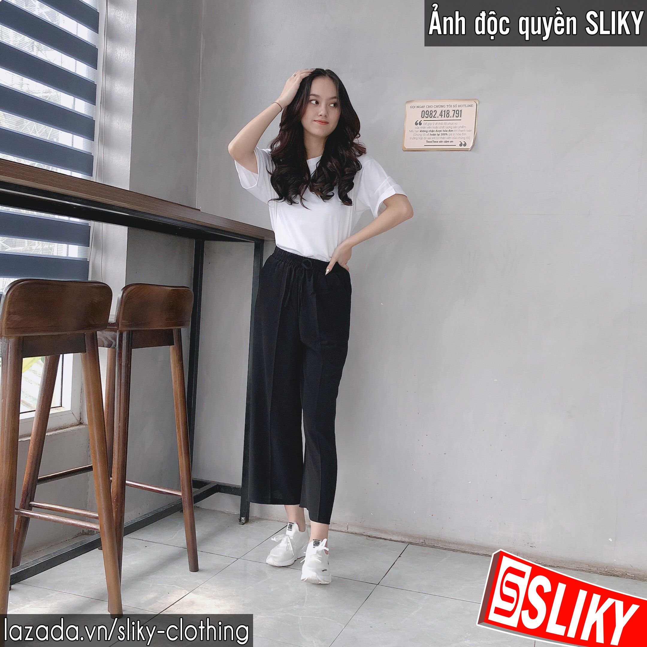 Quần đũi lụa suông - SIKY - QDX