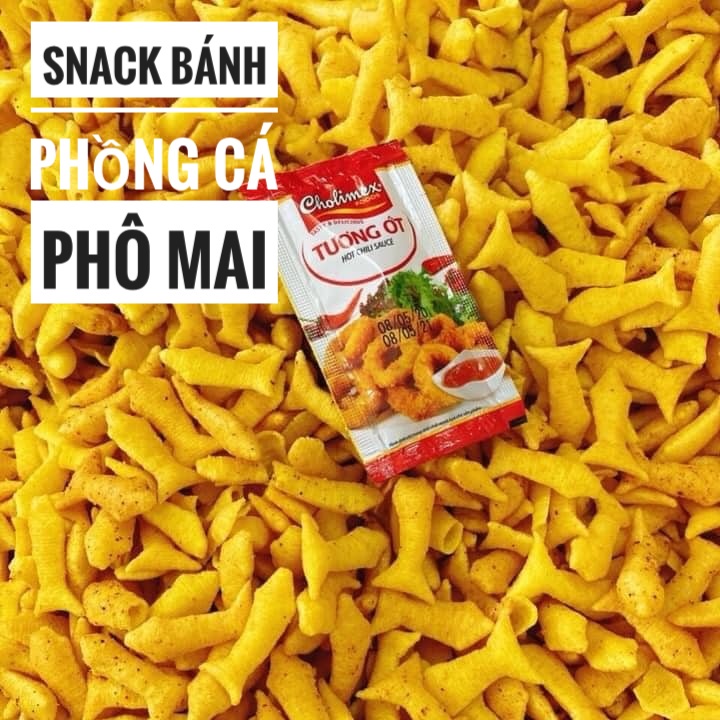 Bánh Phồng Cá Vị Phô Mai (Bánh Cá Orion) 100g/250g/500g/1 Kg- đồ ăn vặt-ăn vặt-tết