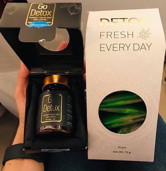 [HCM]trà Go Detox mẫu mới