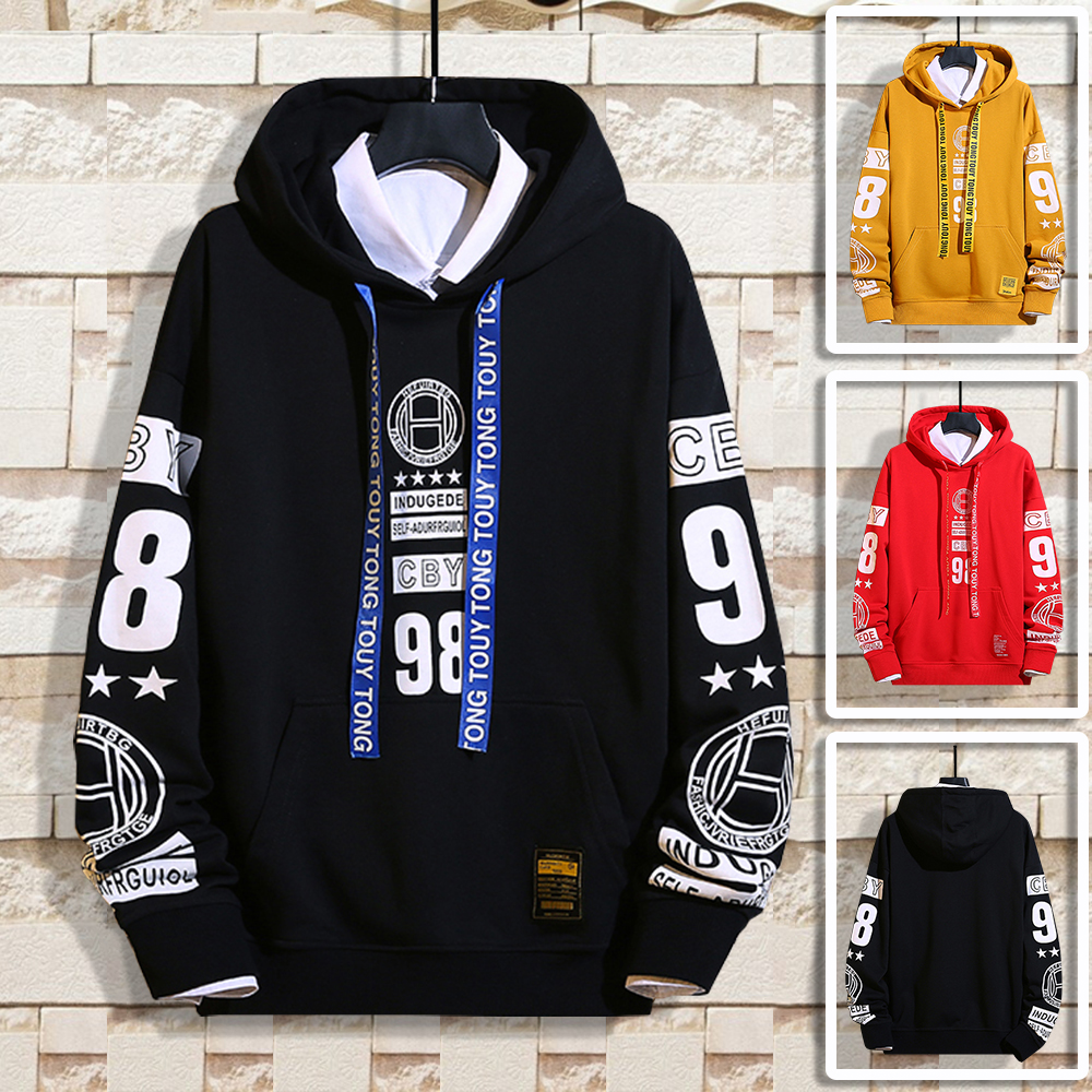Áo Hoodies Nỉ Thu Đông Nam 98 Phối Chữ Đơn Giản Có Mũ Trùm Đầu Trẻ Trung Thời Trang 4MENHN AO HOODIES NAM 76