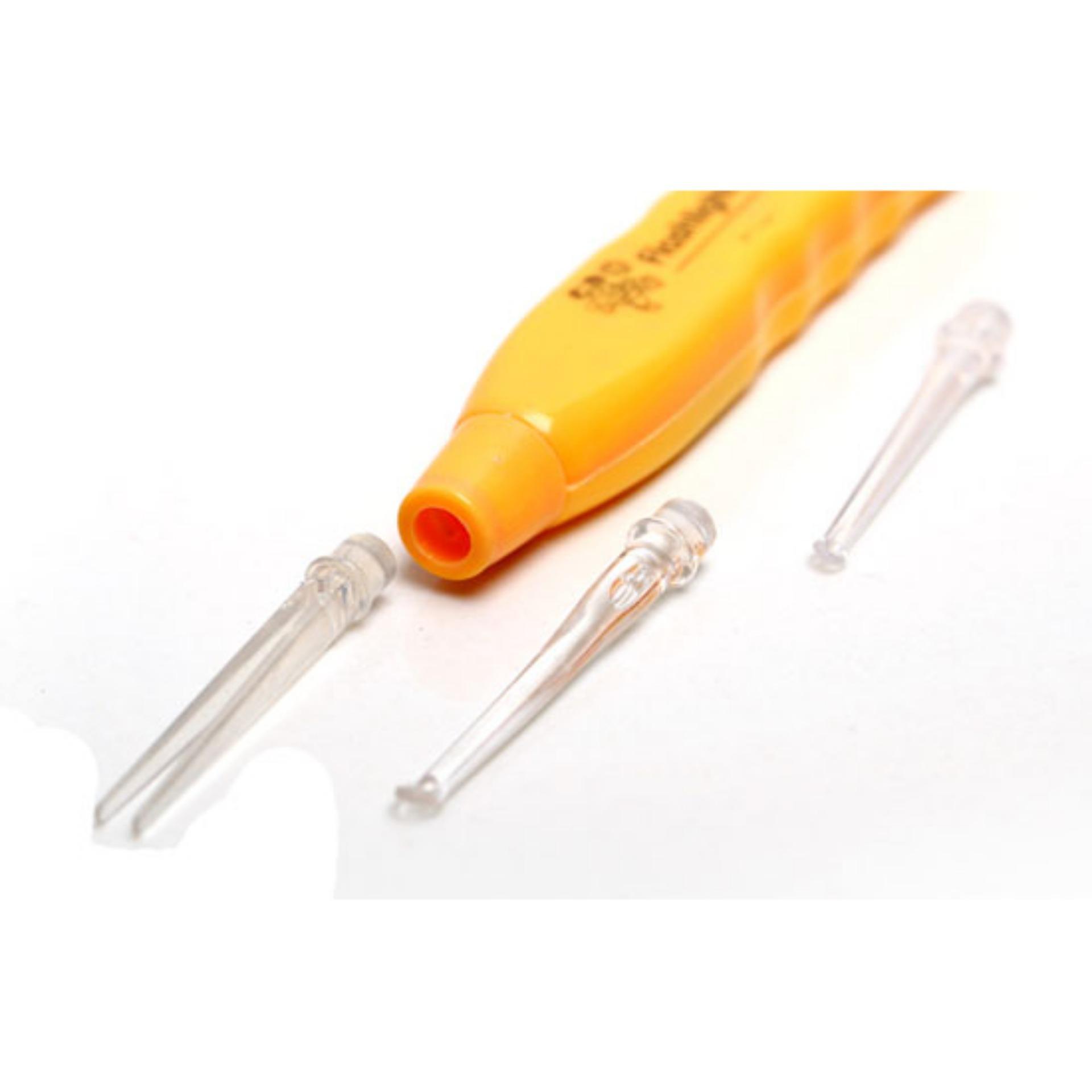 Combo 3 dụng cụ lấy ráy tai có đèn có hộp đựng