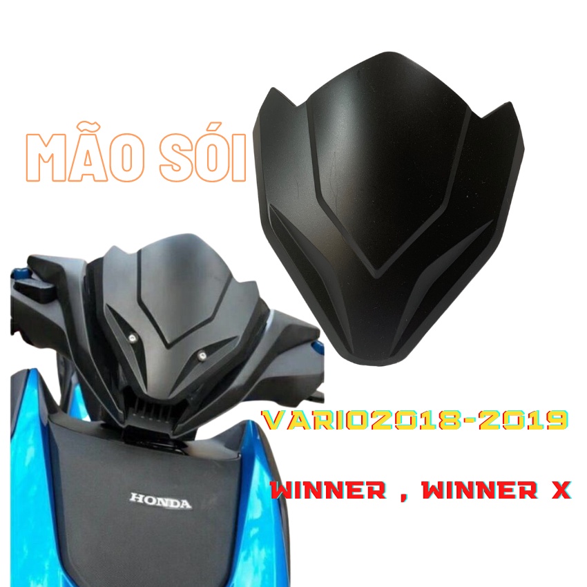 Ốp Đầu (mão) cho xe Vario Click 2018-2021,winner, winner x kiểu sói