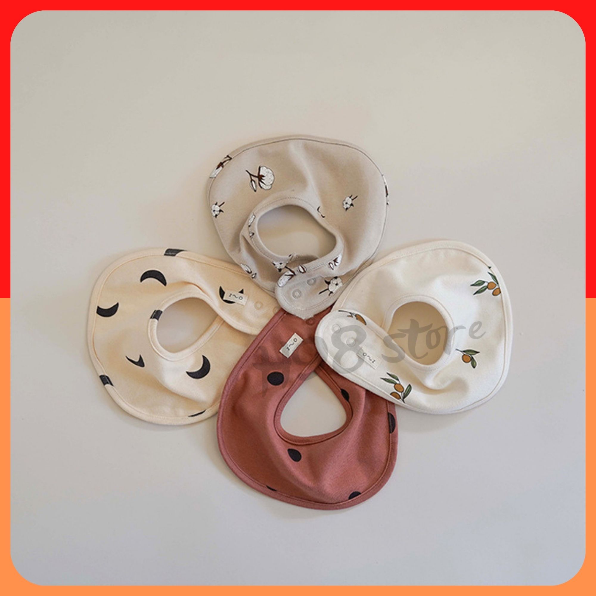 Yếm quàng cổ cho bé style Hàn Quốc - KSM