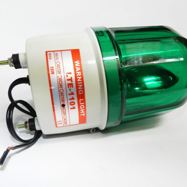 Đèn quay có còi 220V - XANH