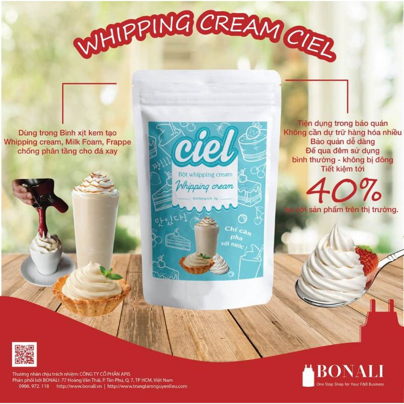 Bột Whipping Cream CIEL - 1kg
