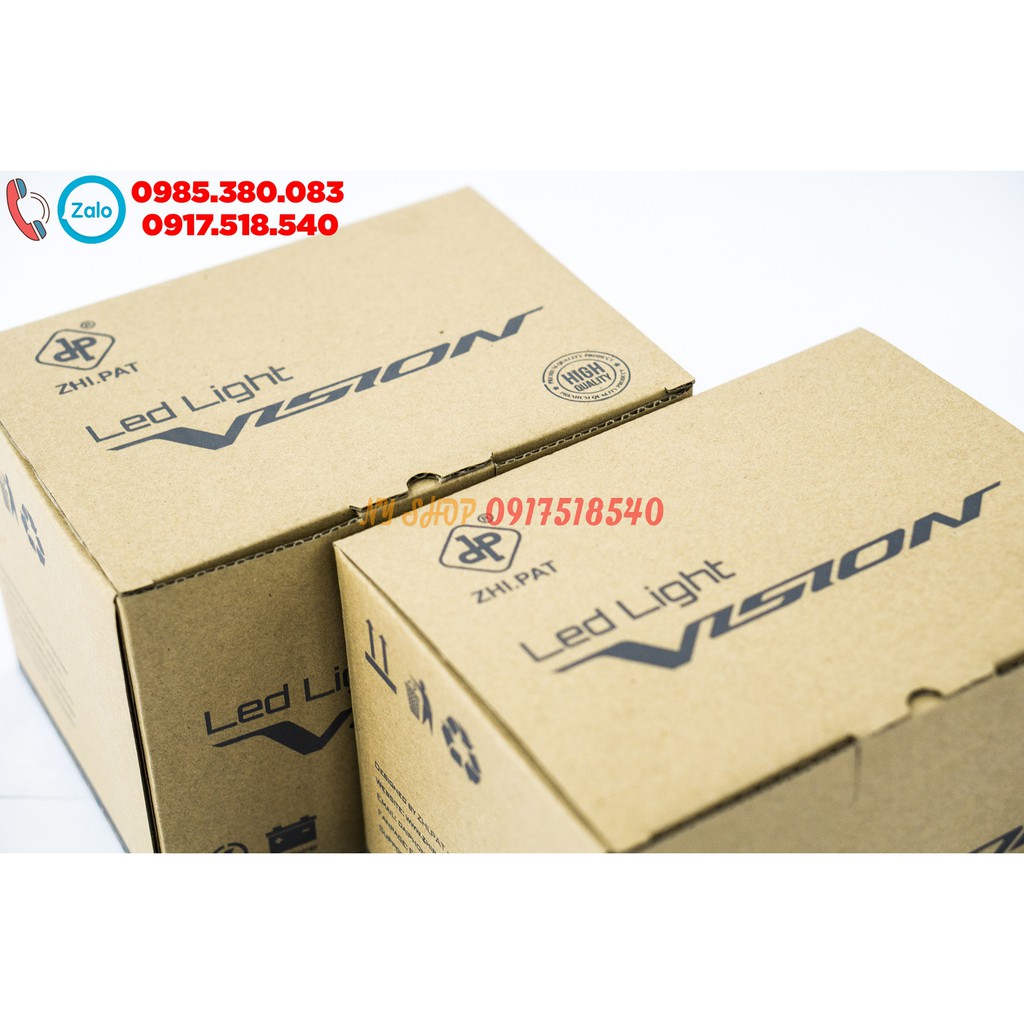 🏆 CHÓA LED 2 TẦNG ZHIPAT GẮN VISION 2014 - 2019 (CHÍNH HÃNG FULL BOX) 🏆