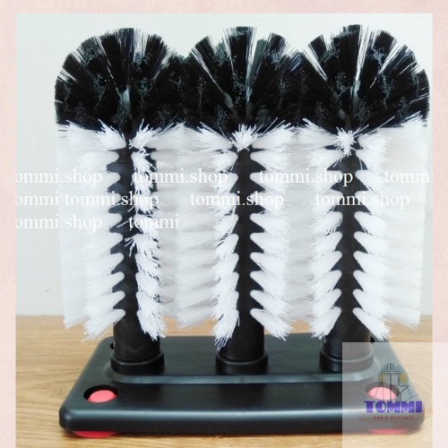 Bộ Cọ Rửa Ly 3 Đầu - Dụng Cụ Pha Chế