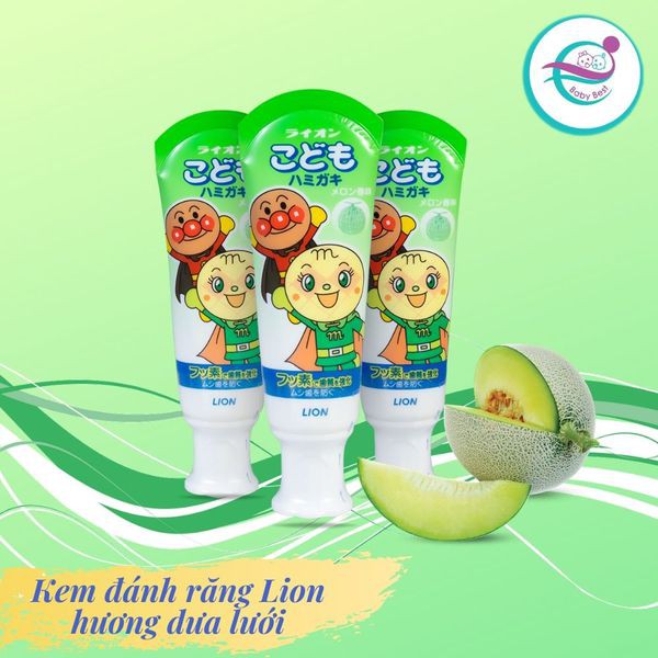 Kem đánh răng trẻ em LION Nhật Bản 40g