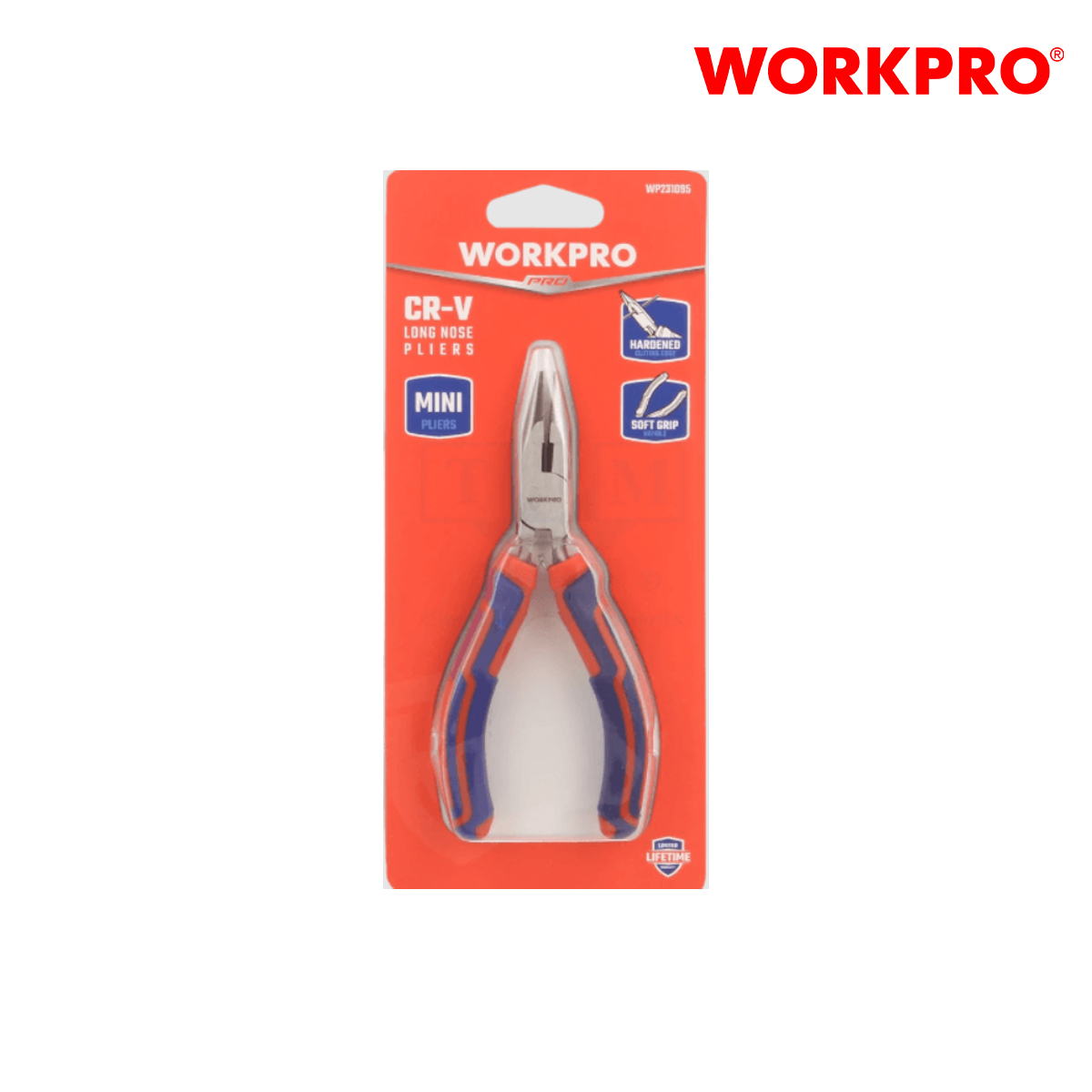 Kìm mũi dài nhọn mini, bằng thép CR-V