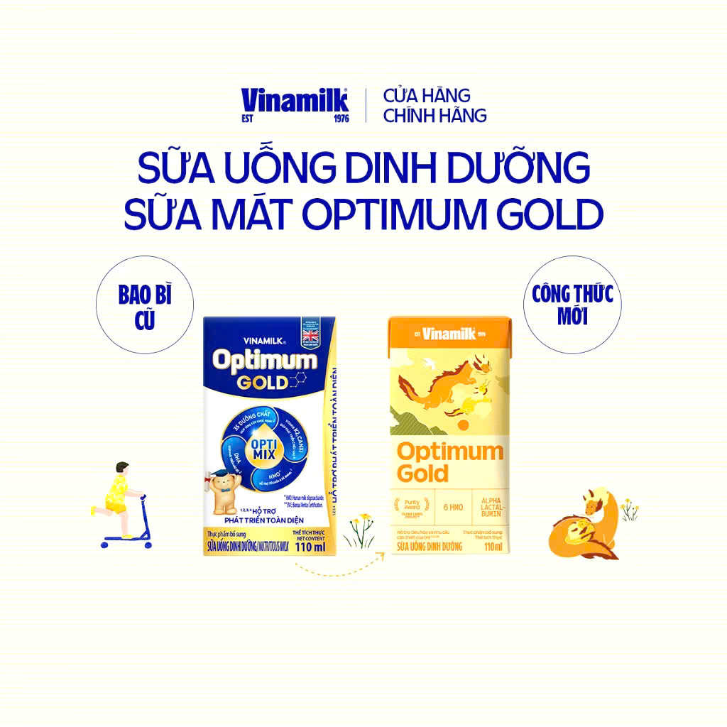 THÙNG 48 HỘP SỮA BỘT PHA SẴN OPTIMUM GOLD 110ML