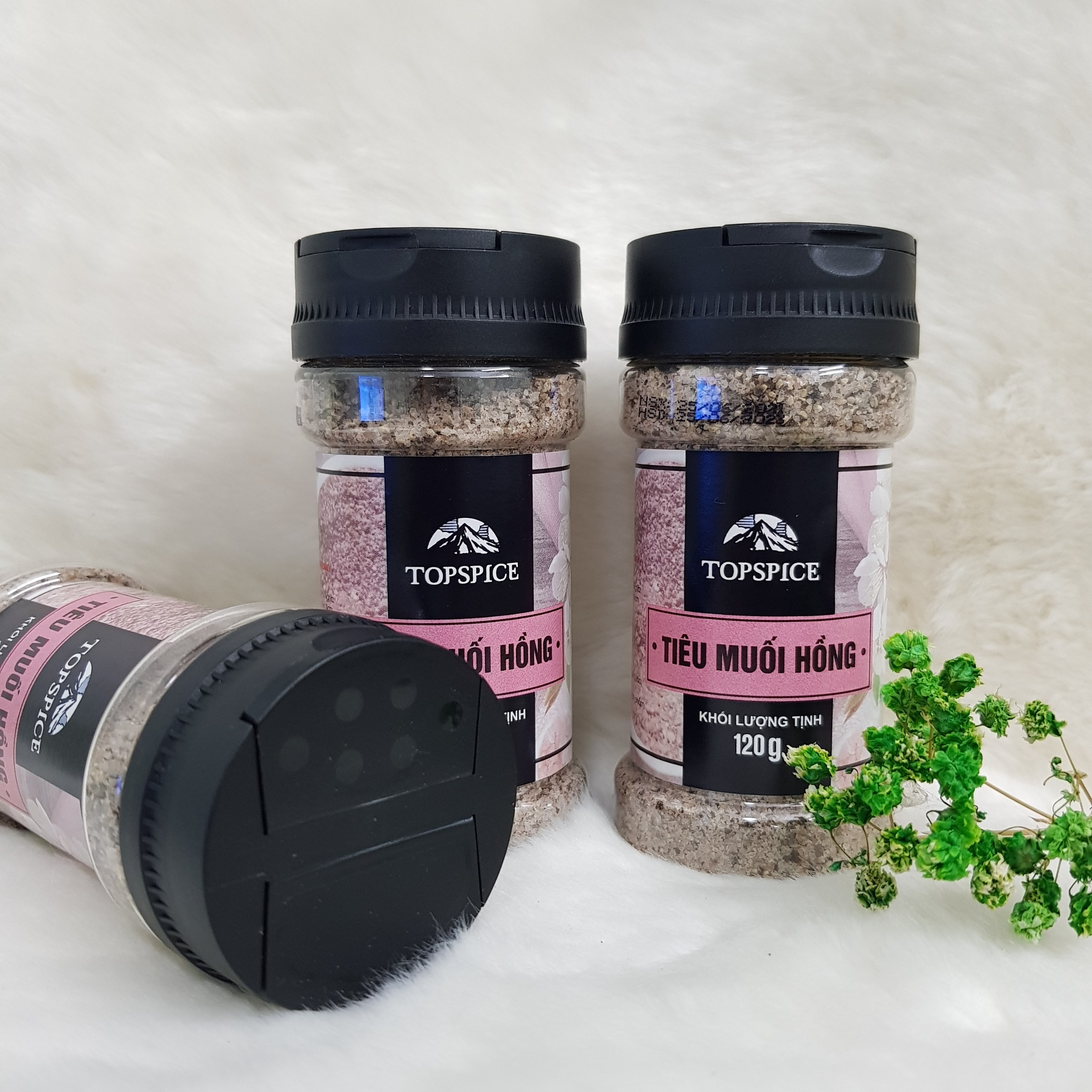 Chai tiêu muối hồng xay, 120g