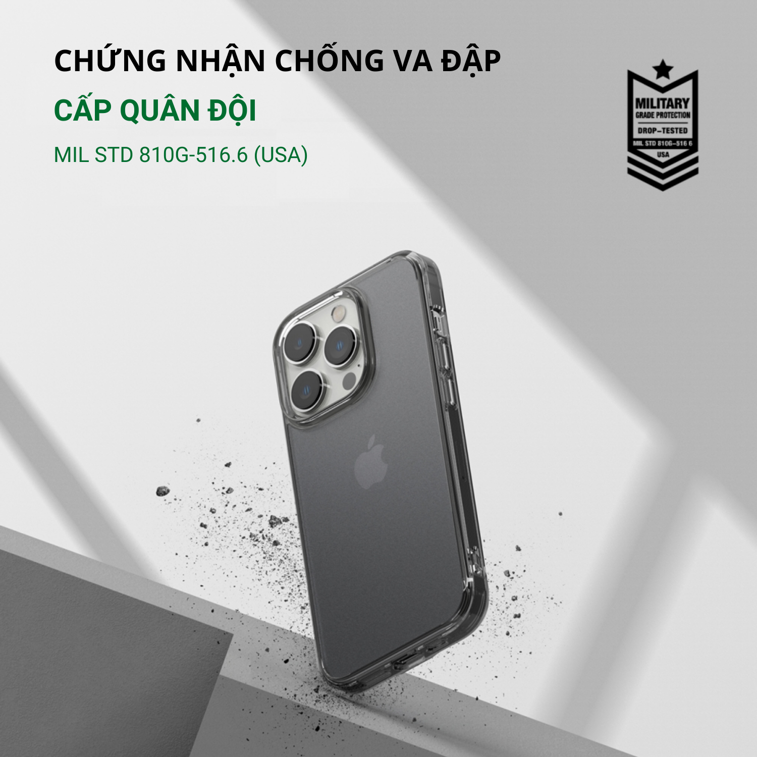 [Chính hãng] Ốp trong suốt Ringke Fusion cho iPhone 14 / 14 Plus / 14 Pro / 14 Pro Max