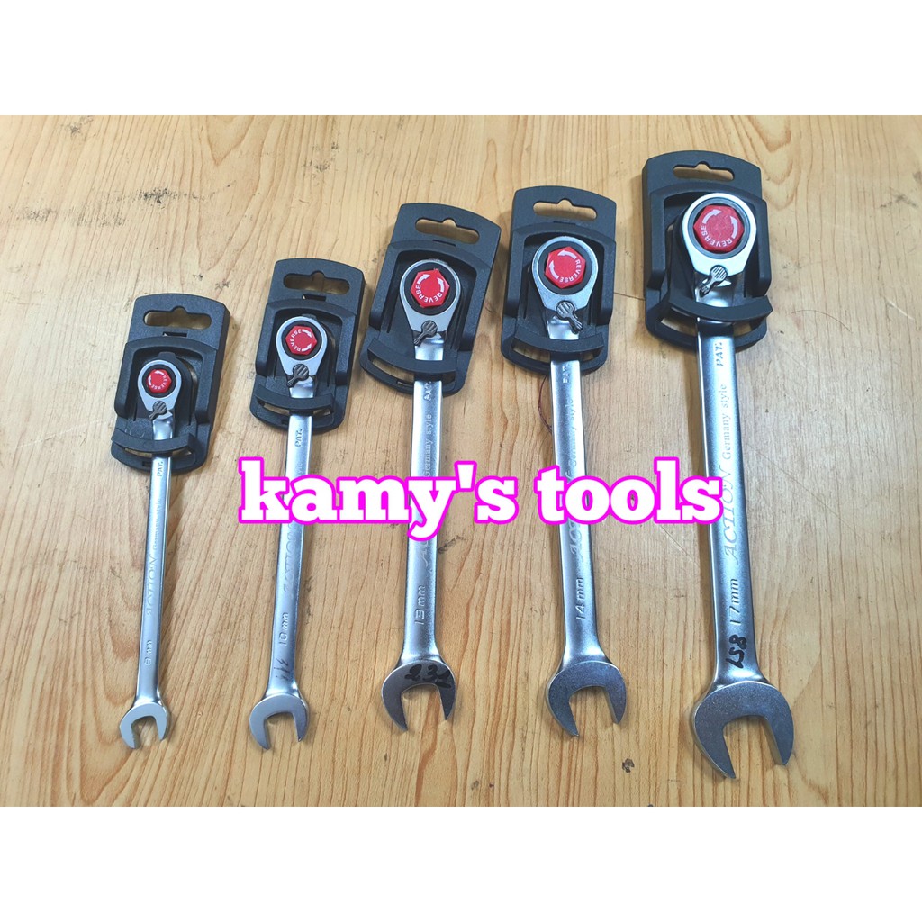 Cờ lê vòng miệng tự động 13mm Action