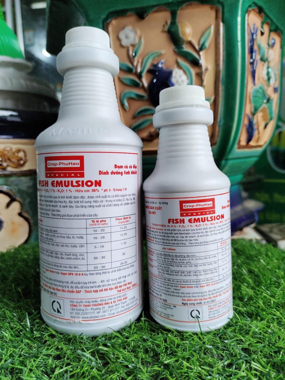 Phân đạm cá Fish Emulsion của Mỹ chai 500ml