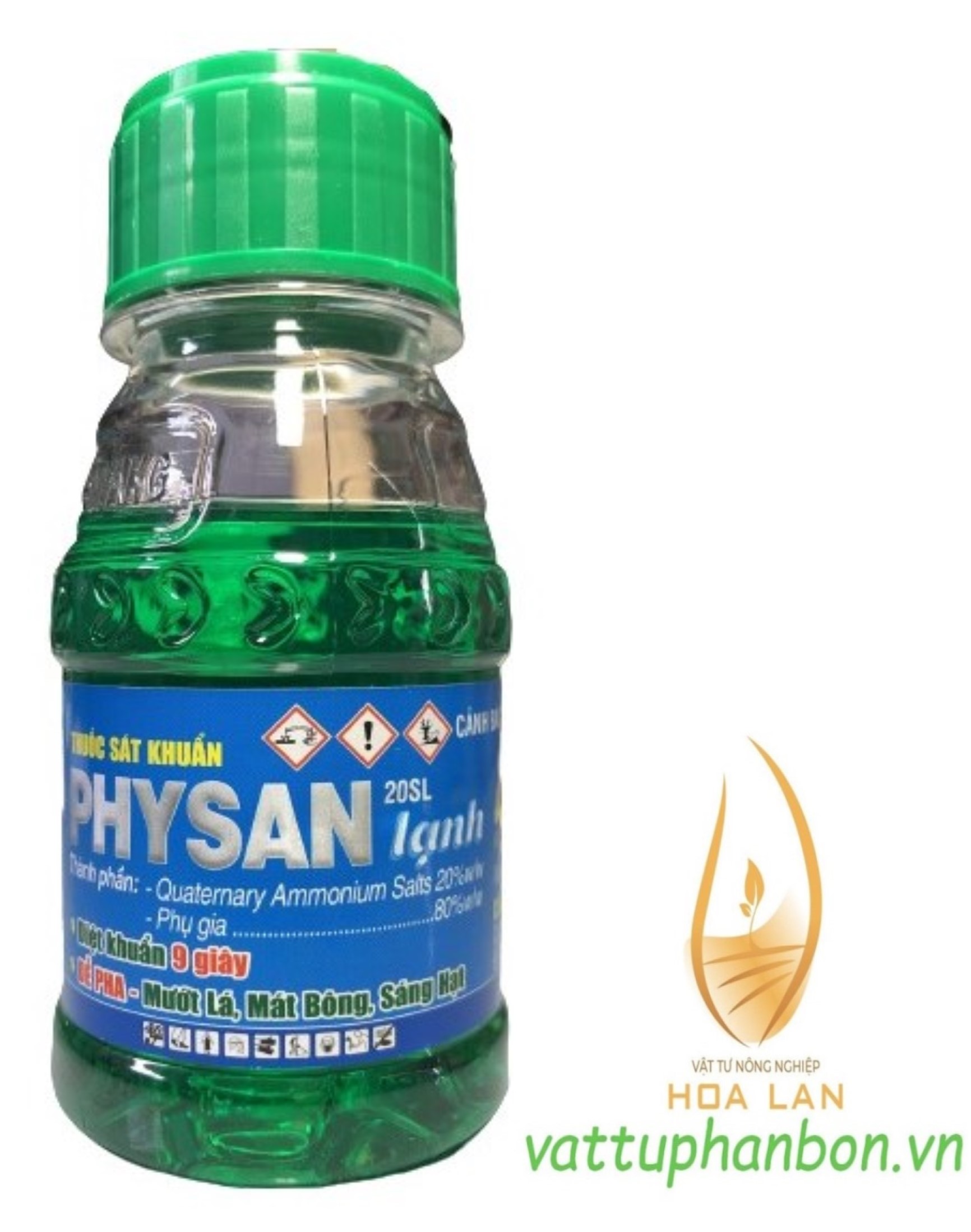 Trừ bệnh sát khuẩn physan lạnh 20sl - mướt lá mát bông sáng hạt - #466a# 100ml