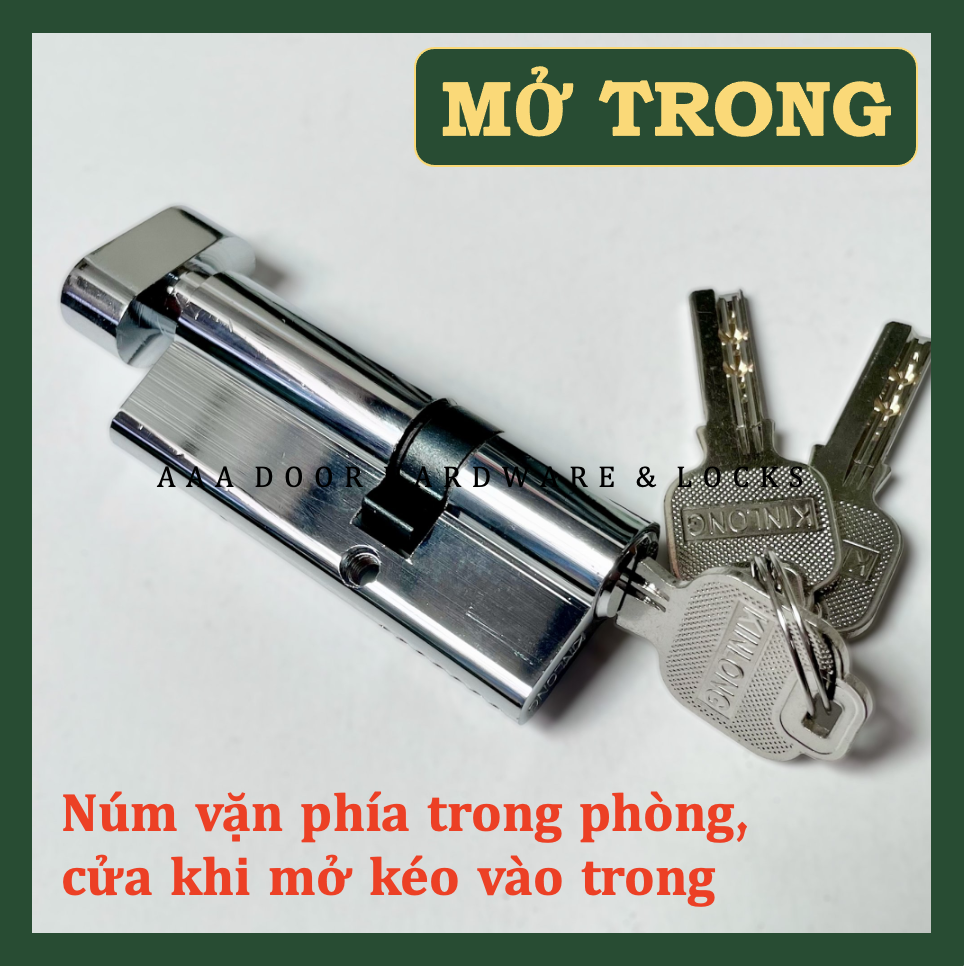 Lõi khoá kinlong 77mm - tim khoá kinlong dùng cho cửa nhôm xingfa