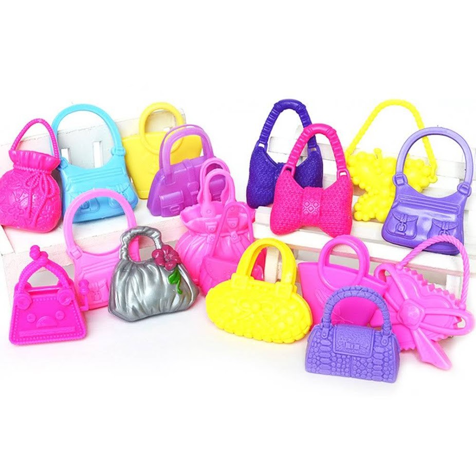 [HCM]Bộ 3 túi xách xinh xắn cho búp bê Barbie 30cm