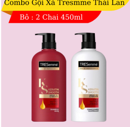 Combo 2 Chai Dầu Gội Xả Tresemme Thái Lan 400ml