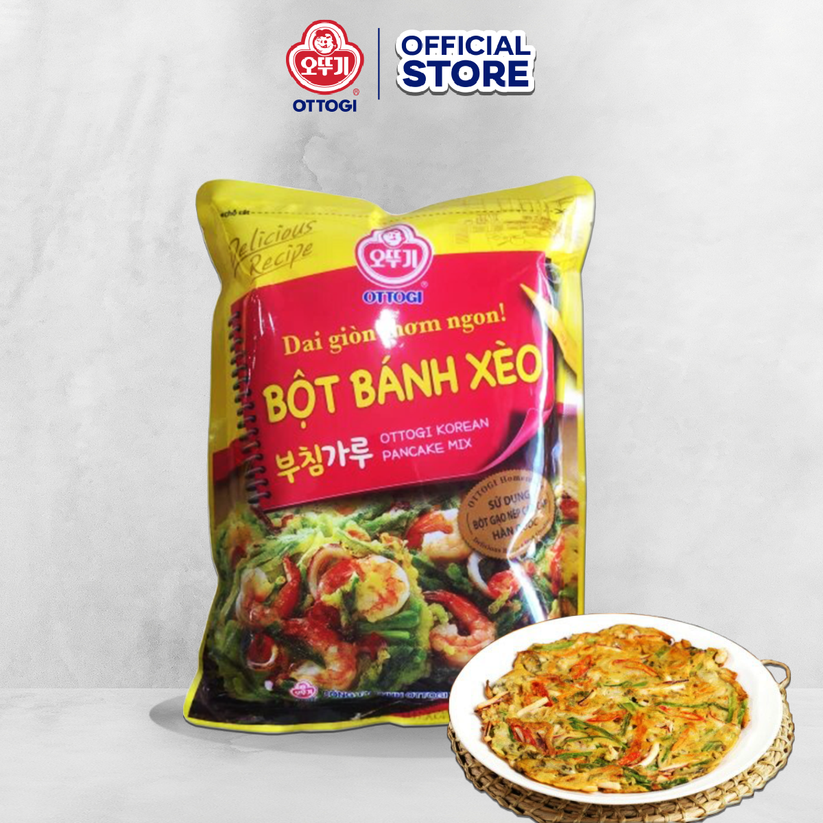 [Thùng 20 Gói] Bột bánh xèo Ottogi 500g