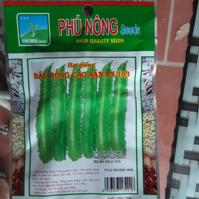Hạt giống đậu rồng cao sản